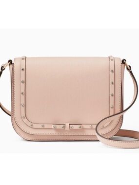 Kate Spade Laurel Way Jeweled Large Carsen Warm Vellum Crossbody New With Tag